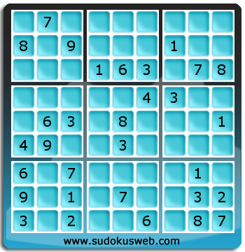 Sudoku von mittelmässiger höhe