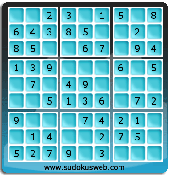 Sudoku de Niveau Très Facile