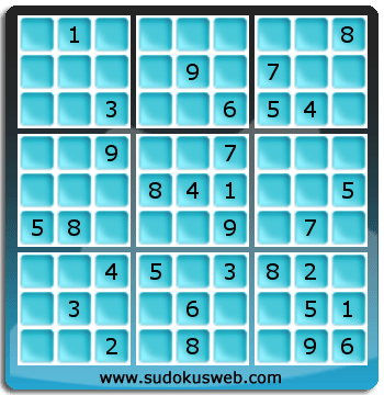 Sudoku von mittelmässiger höhe