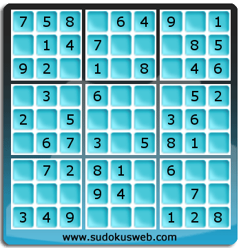 Sudoku de Niveau Très Facile