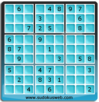 Sudoku von mittelmässiger höhe