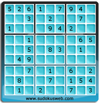 Sudoku von einfacher höhe