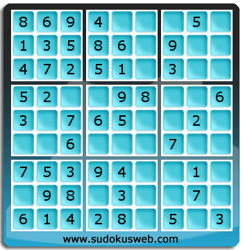 Sudoku de Niveau Très Facile