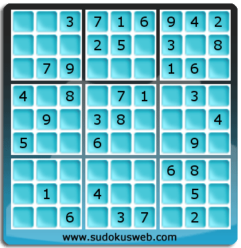 Sudoku von einfacher höhe