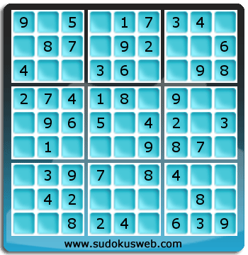 Sudoku de Niveau Très Facile