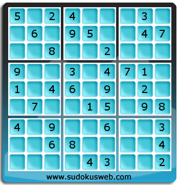 Sudoku von einfacher höhe