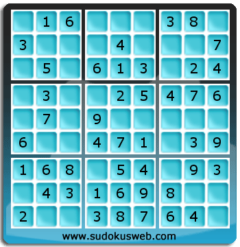 Nivel Muito Facil de Sudoku Nivel Muito Facil de Sudoku