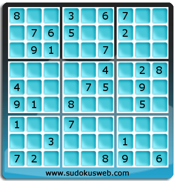 Sudoku von mittelmässiger höhe