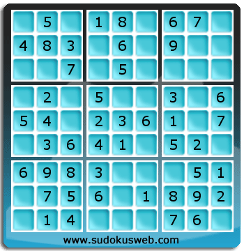 Sudoku von sehr einfacher höhe