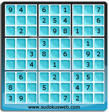 Sudoku von einfacher höhe