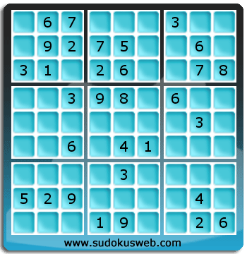 Sudoku von mittelmässiger höhe