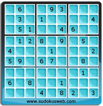 Sudoku von mittelmässiger höhe