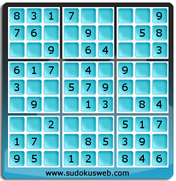 Nivel Muito Facil de Sudoku Nivel Muito Facil de Sudoku