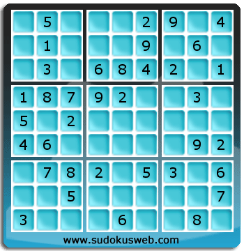 Nivel Facil de Sudoku Nivel Facil de Sudoku