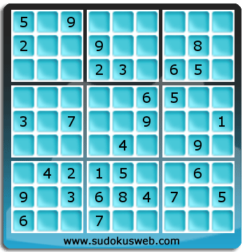 Sudoku von mittelmässiger höhe