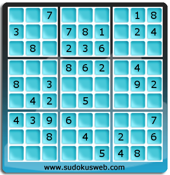 Sudoku von einfacher höhe