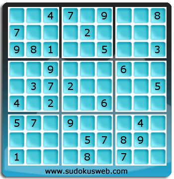 Sudoku von mittelmässiger höhe