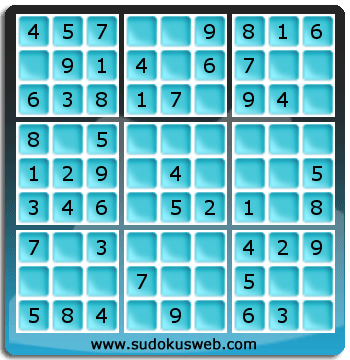 Sudoku de Niveau Très Facile