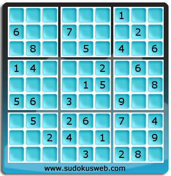 Sudoku von mittelmässiger höhe