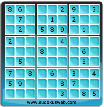 Sudoku von mittelmässiger höhe