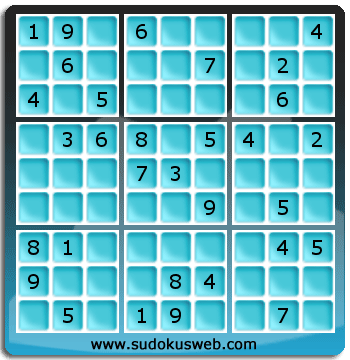 Sudoku von mittelmässiger höhe