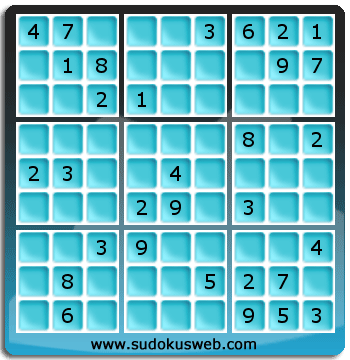 Sudoku von mittelmässiger höhe