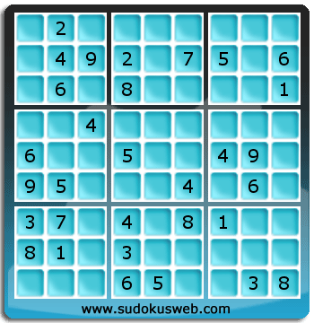 Sudoku von mittelmässiger höhe