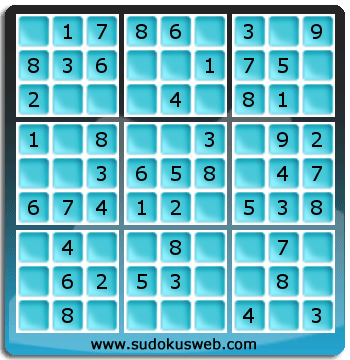 Nivel Muito Facil de Sudoku Nivel Muito Facil de Sudoku