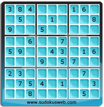 Sudoku von mittelmässiger höhe