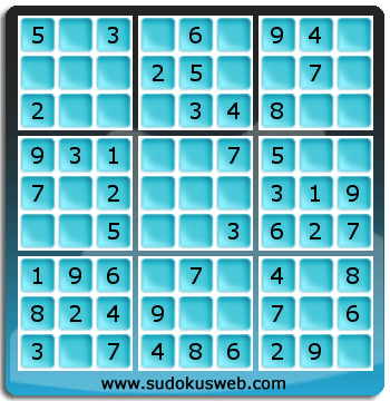 Nivel Muito Facil de Sudoku Nivel Muito Facil de Sudoku