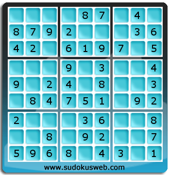 Sudoku von sehr einfacher höhe