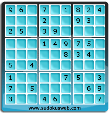 Sudoku von einfacher höhe