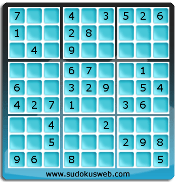 Nivel Facil de Sudoku