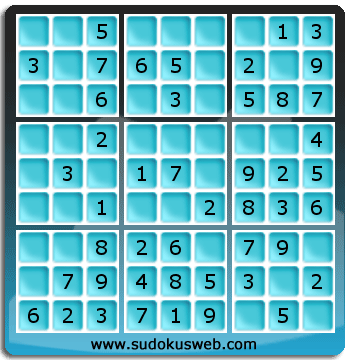 Sudoku de Niveau Très Facile