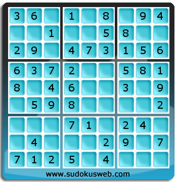 Nivel Muito Facil de Sudoku