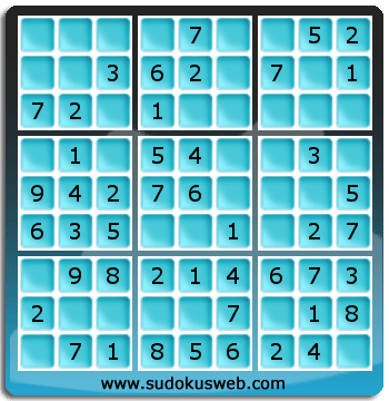 Sudoku de Nivel Muy Fácil