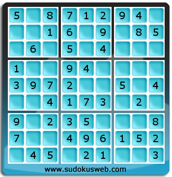 Sudoku von sehr einfacher höhe