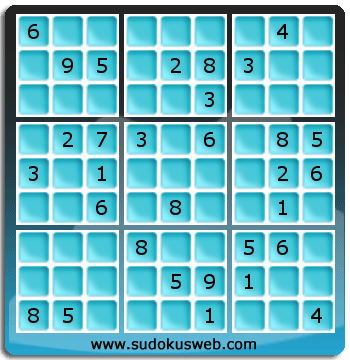 Sudoku von mittelmässiger höhe