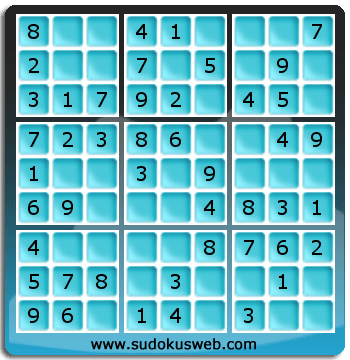 Sudoku de Niveau Très Facile