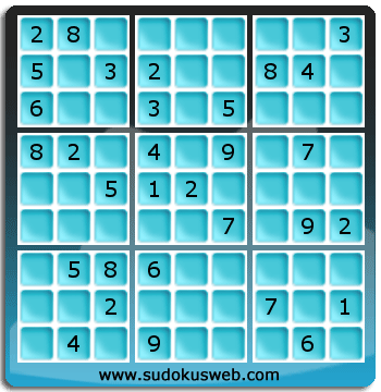 Sudoku von mittelmässiger höhe