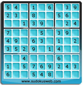 Sudoku de Niveau Très Facile