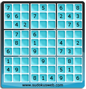 Sudoku von einfacher höhe