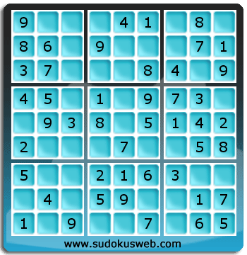 Sudoku de Niveau Très Facile