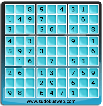 Sudoku de Nivel Muy Fácil