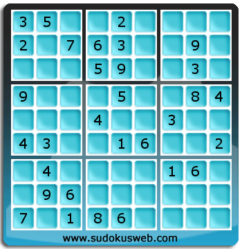 Sudoku von mittelmässiger höhe