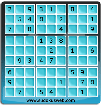 Sudoku von einfacher höhe