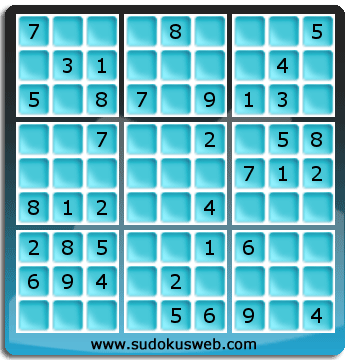 Sudoku von einfacher höhe