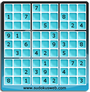 Sudoku von mittelmässiger höhe