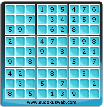Sudoku de Nivell Molt Fàcil Sudoku de Nivell Molt Fàcil