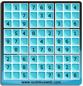 Sudoku de Nivel Muy Fácil